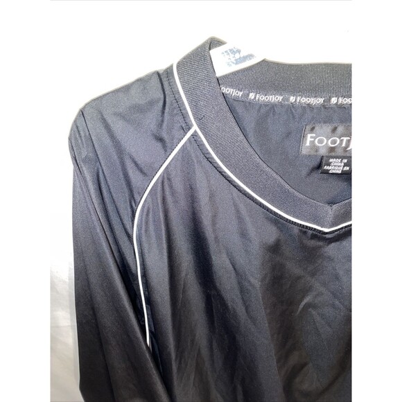 Footjoy Golf Jacket Men’s Size 2XL Black Pullover V Neck Long Sleeve - Picture 4 of 12